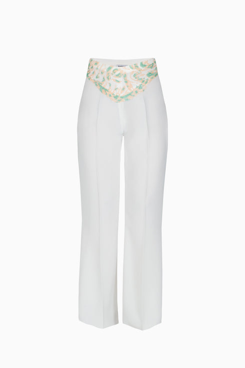 Embroidery Detailed Sailor Trousers